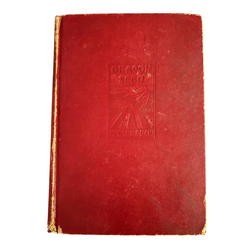 Vintage 1943 Dragon Seed by Pearl S. Buck, HC, Good Condition